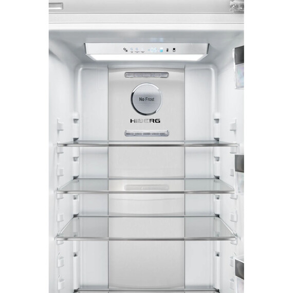 Встраиваемый двухкамерный холодильник Hiberg i-RFB 35 W - фото 2