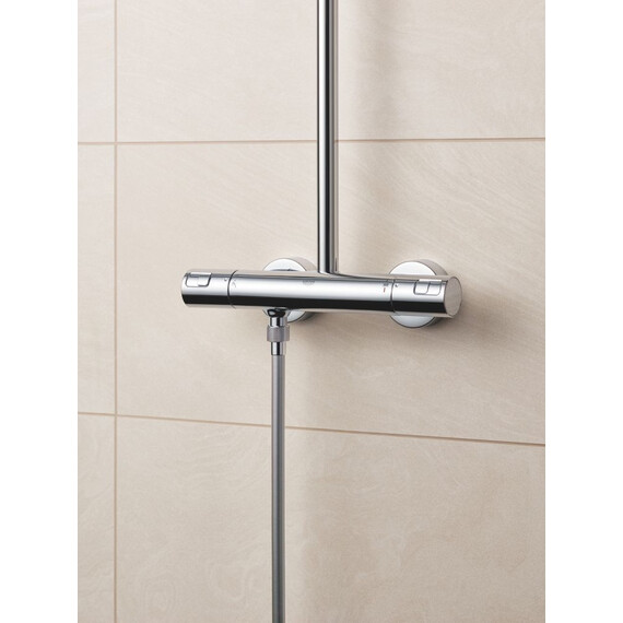 Душевая стойка с термостатом Grohe Vitalio Start System 250 26677000T - фото 5