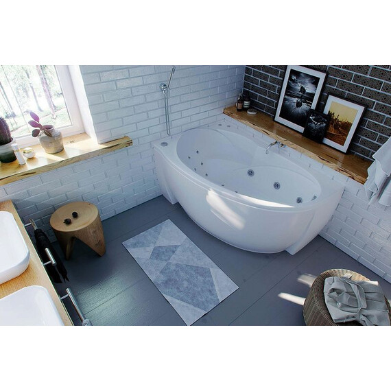 Ванна акриловая Azario Паулина 160x97 см L AV.0072160 - фото 3