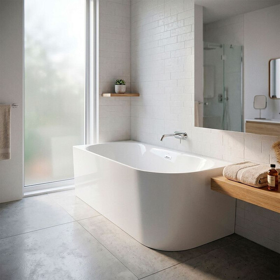 Ванна акриловая Azario Рио Гранде 170x80 см L AZ-6724-2L 17080 с каркасом - фото 6