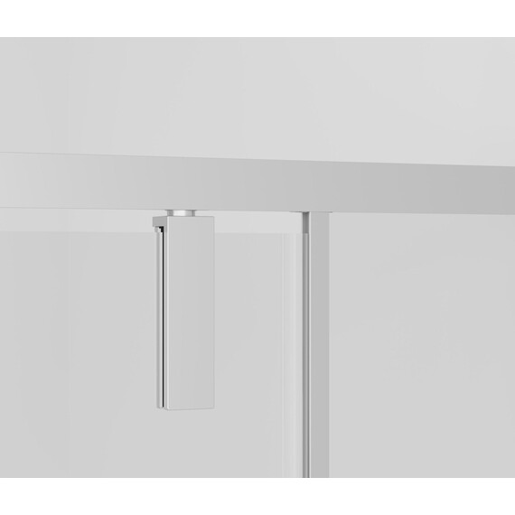 Душевая дверь Vincea Слим-Н (Slim-N) 110 см VDP-4SN110CLGM, вороненая сталь/прозрачное - фото 3
