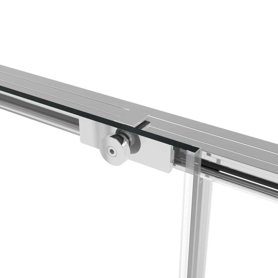 Душевая дверь Vincea Слим Софт (Slim Soft) 120 см VDS-1SS120CLBN, никель/прозрачное - фото 6