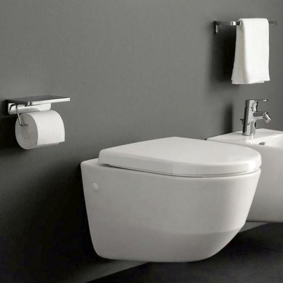 Инсталляция Grohe Rapid с подвесным унитазом Laufen Pro Rimless (кнопка хром квадратная) - фото 7