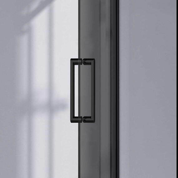 Душевое ограждение Vincea Комо-Н (Como-N) 150x80 см VSR-4CN8015CGB (стекло 8 мм) чёрный/тонированное - фото 3