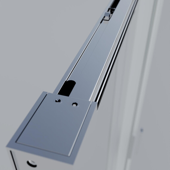 Душевое ограждение Vincea Софт 2 (Soft 2) 90x90 см VSS-3SO2900CLG, брашированное золото/прозрачное - фото 4