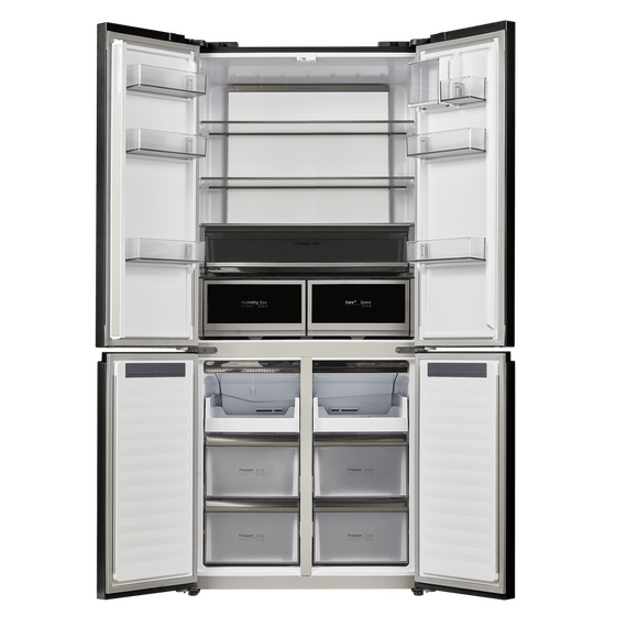 Двухкамерный холодильник Maunfeld MFF190NFDGN Matt Inverter - фото 3