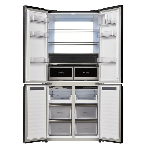Двухкамерный холодильник Maunfeld MFF190NFDGN Matt Inverter - фото 4
