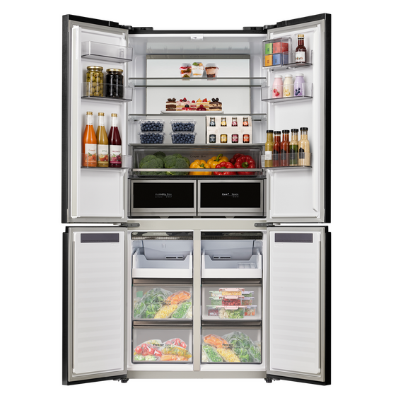 Двухкамерный холодильник Maunfeld MFF190NFDGN Matt Inverter - фото 5