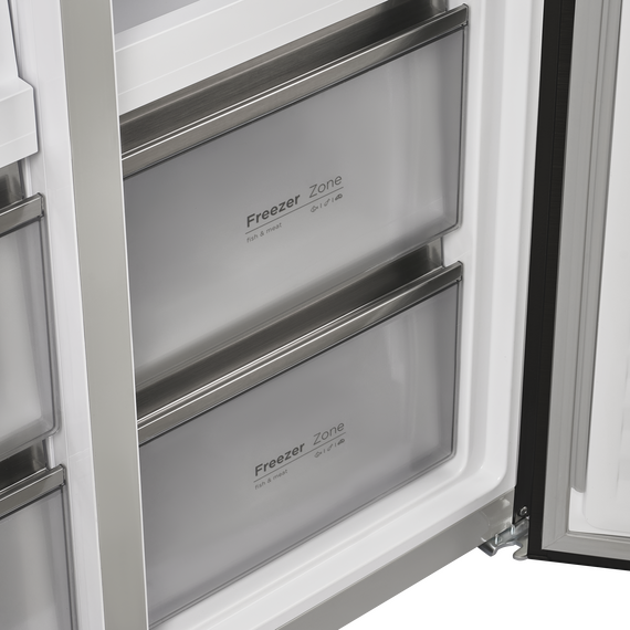 Двухкамерный холодильник Maunfeld MFF190NFDBG Matt Inverter - фото 9