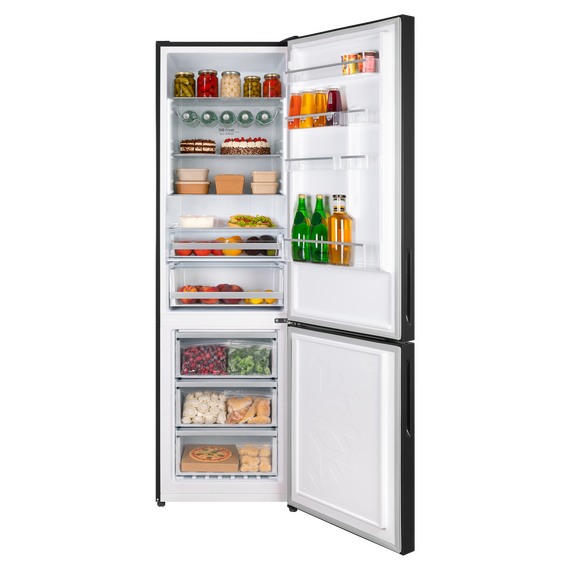 Двухкамерный холодильник Maunfeld MFF200NFB Matt Inverter - фото 4
