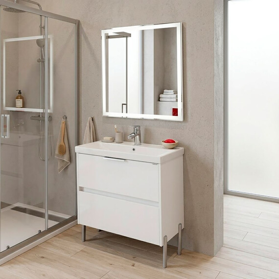 Тумба универсальная с раковиной Comforty Селенга 80 см 00-00022182CF - фото 9