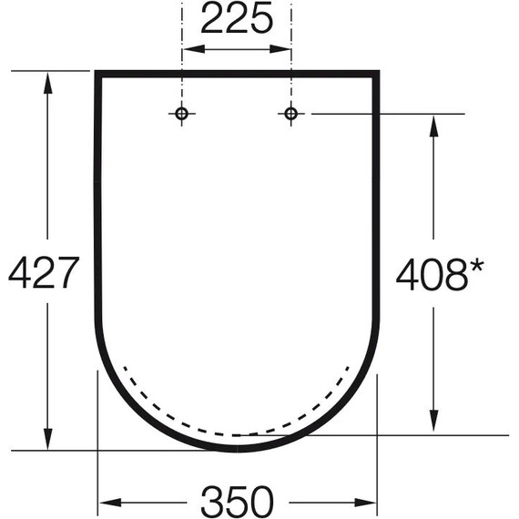 Сиденье с крышкой для унитаза Roca Gap Clean Rim микролифт 801732004 - фото 2