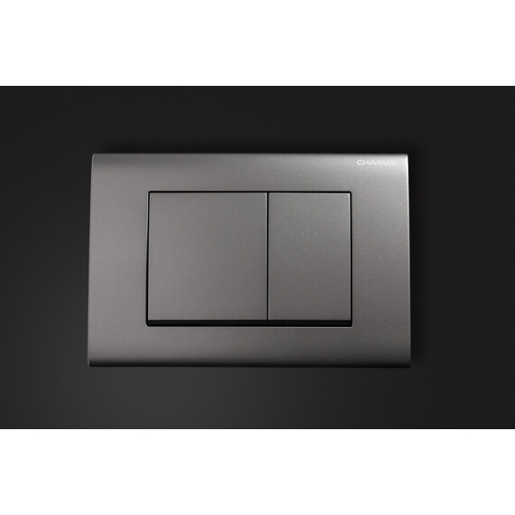 Кнопка смыва Charus Minimalista FP.310.GRP.01, графит - фото 2