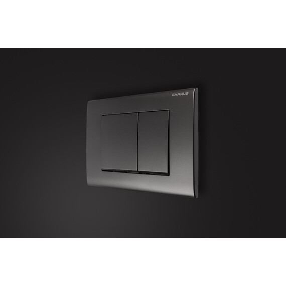 Кнопка смыва Charus Minimalista FP.310.GRP.01, графит - фото 3