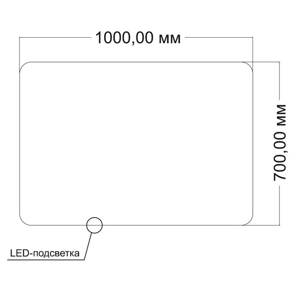 Зеркало Vincea 100 см VLM-3BE1007 - фото 6