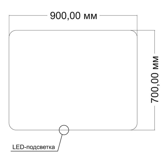 Зеркало Vincea 90 см VLM-3BE9007 - фото 6