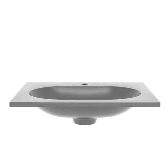 Тумба подвесная с раковиной Vincea Велле (Welle) 60 см VMC-2WL600MBG (раковина VCB-4H600G) бежевый матовый софт-тач - фото 6