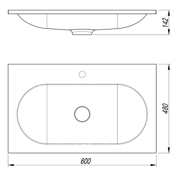 Тумба подвесная с раковиной Vincea Велле (Welle) 60 см VMC-2WL600MBG (раковина VCB-4H600G) бежевый матовый софт-тач - фото 7