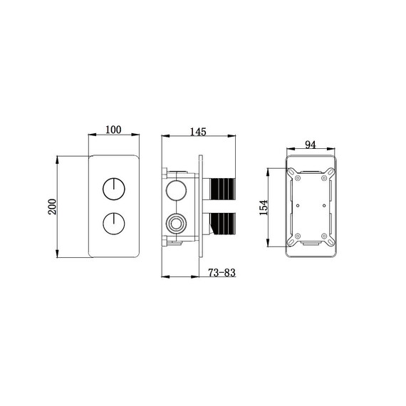Душевая система для ванны Vincea Домус (Domus) VSFW-5DM1CH (со скрытой частью) - фото 6