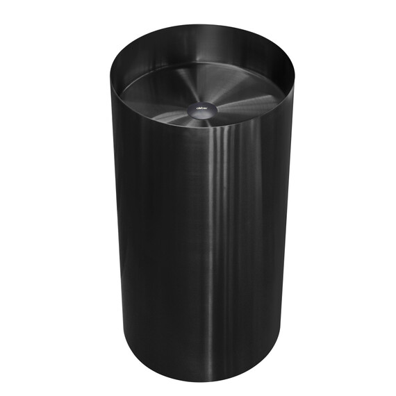 Раковина напольная Abber Wasser Kreis 40 см AF2414MB, чёрный матовый - фото 2