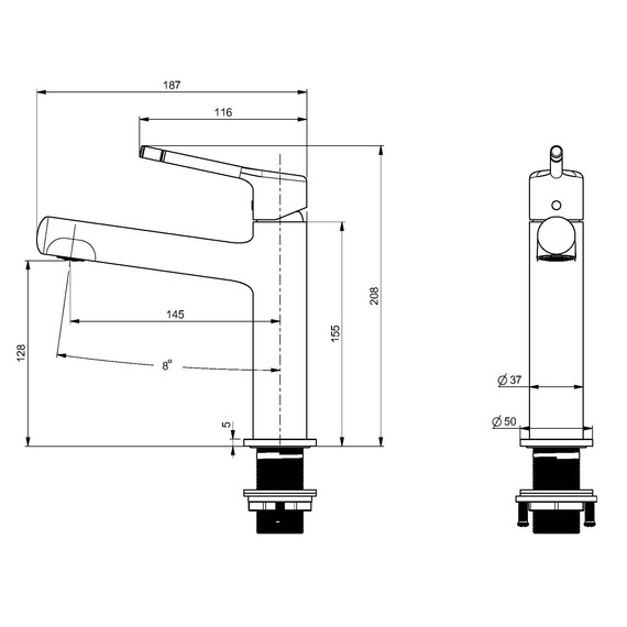 Смеситель для раковины Vincea Феерие (Feerie) VBF-5FE1CH - фото 3