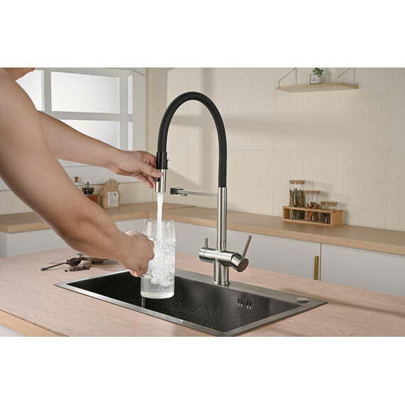 Смеситель для кухни Vincea VKF-120CH - фото 6