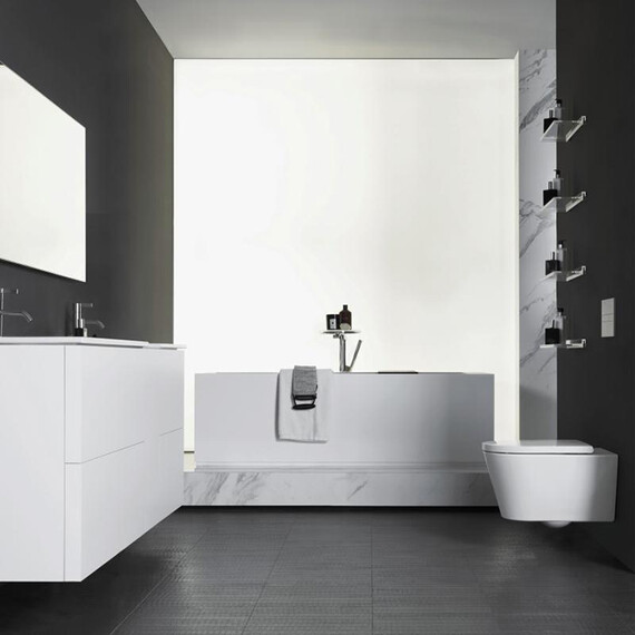 Сиденье с крышкой для унитаза Laufen Kartell 8.9133.3.000.000.1 микролифт - фото 5