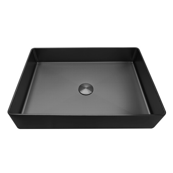 Раковина-чаша Abber Wasser Kreis 51 см AF2400MB, чёрный матовый - фото 2