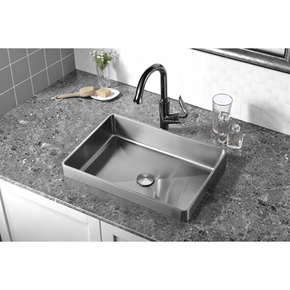 Раковина врезная на столешницу Abber Wasser Kreis 51 см AF2401SP, сатин - фото 