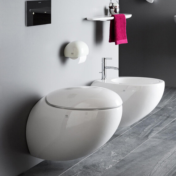 Унитаз подвесной Laufen Alessi One 8.2097.1.757.000.1 (покрытие LCC) белый матовый - фото 2