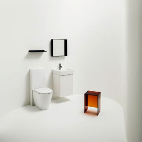 Унитаз-компакт безободковый Laufen Kartell 8.2433.7.000.000.1 (бачок 8.2933.1.000.871.1) - фото 2