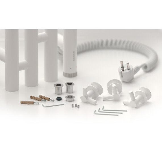 Полотенцесушитель электрический Сунержа Кантата 3.1 П4 159x1500 мм 30-6046-1516, белый матовый - фото 3