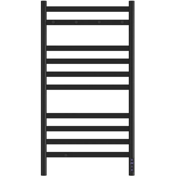 Полотенцесушитель электрический Lemark Сибирь П10 500x1000 мм LM17505BL, чёрный матовый - фото 4