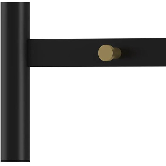 Полотенцесушитель электрический Lemark Сибирь П10 500x1000 мм LM17505BL, чёрный матовый - фото 7