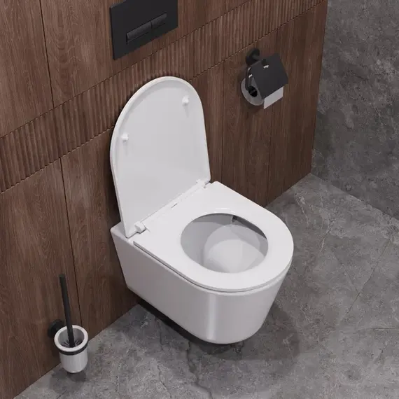 Инсталляция с подвесным унитазом комплект: Cezares CZR-1589-M с подвесным безободковым унитазом Liner-Tor CZR-38083-49-TH-TOR/SC сиденье микролифт (Система смыва торнадо) - фото 12