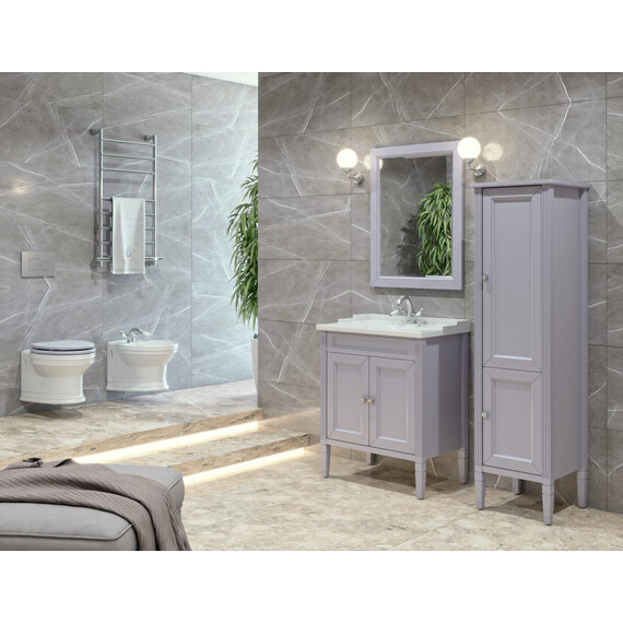 Тумба напольная с раковиной Caprigo Альбион 70 см 34011-SF028, серый - фото 4