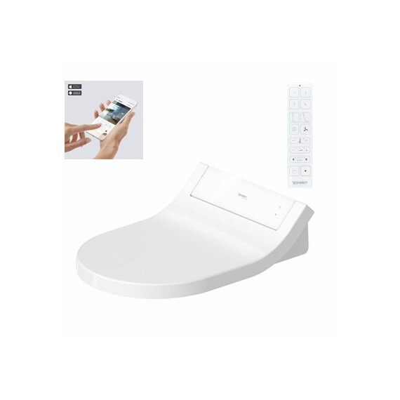 Электронная крышка-биде Duravit Sensowash Classic 613000012002300 с функциями декальцинации и удаления запахов - фото 