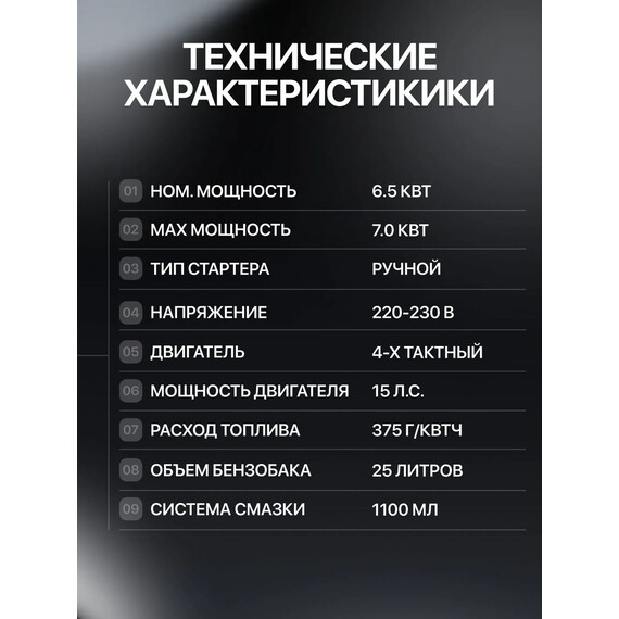 Бензиновый генератор Ресанта БГ 8000 Р - фото 7