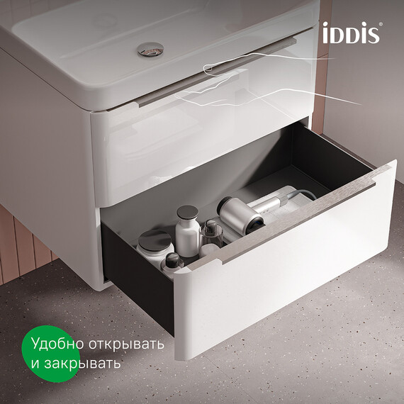 Тумба подвесная с раковиной Iddis Клауд Икс (Cloud X) 100 см CLX10W0i95K - фото 13