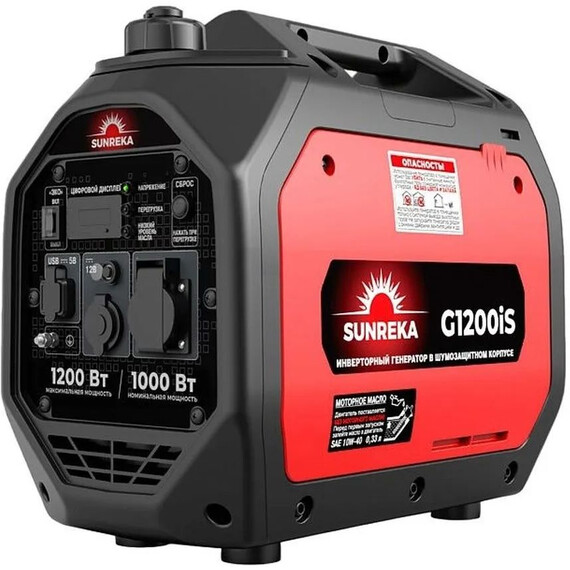 Бензиновый генератор инверторный Sunreka 1/1.2 кВт G1200iS - фото 