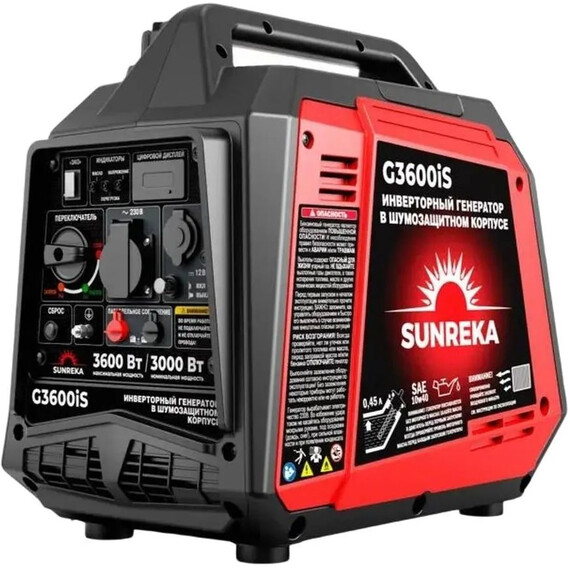 Бензиновый генератор инверторный Sunreka 3/3,6 кВт G3600iS - фото 6