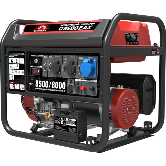 Бензиновый генератор Sunreka 8/8,5 кВт G8500EAX - фото 5