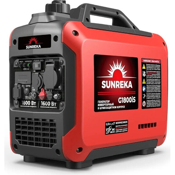 Бензиновый генератор инверторный Sunreka 1,6/1,8 кВт G1800iS - фото 