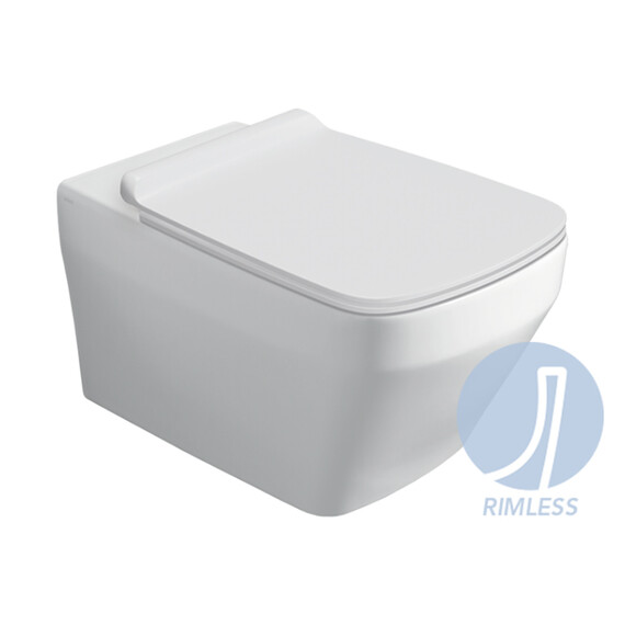 Унитаз подвесной безободковый Simas Baden Baden BB18bi - фото 2