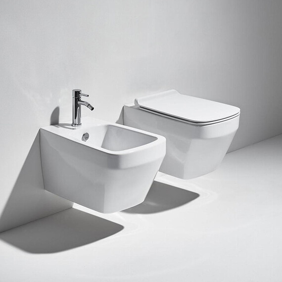 Унитаз подвесной безободковый Simas Baden Baden BB18bi matt, белый матовый - фото 4