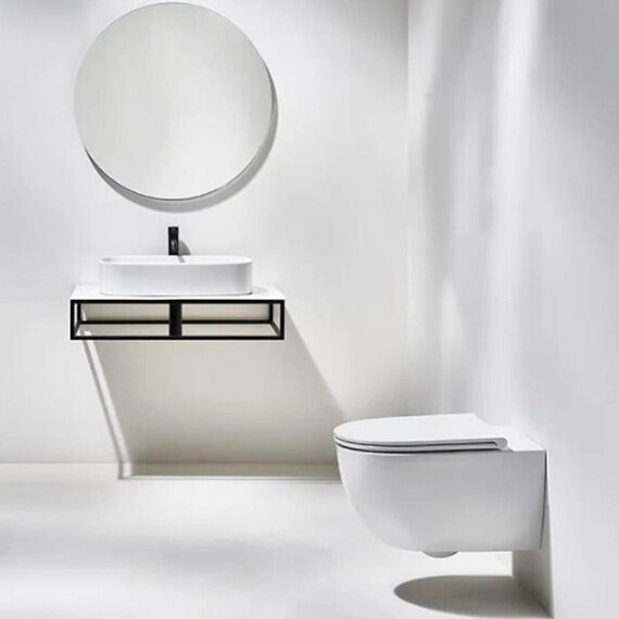 Сиденье с крышкой для унитаза Simas Trevi TR004bi, микролифт - фото 2
