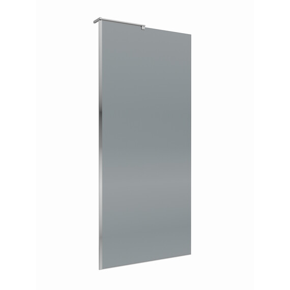 Душевая перегородка BelBagno 80 см UNO-L-1-TB-80-GR-Cr (стекло 8 мм) хром/тонированное - фото 4