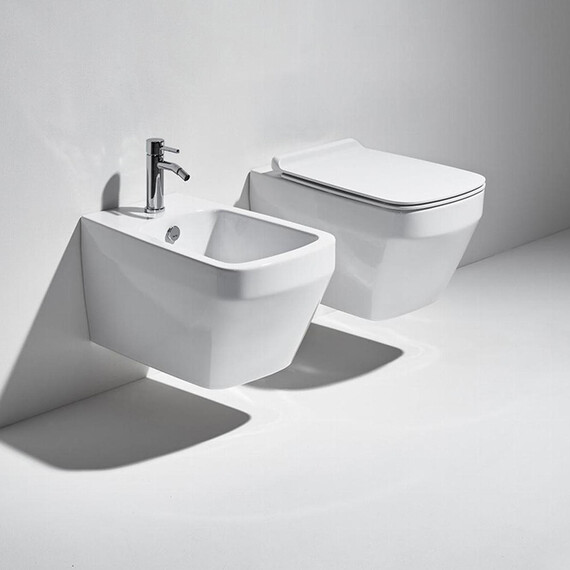 Биде подвесное Simas Baden Baden BB19bi matt*1, белый матовый - фото 2