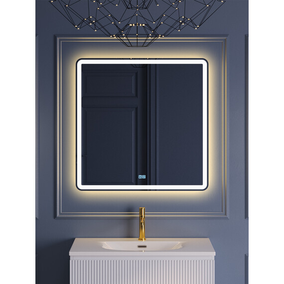 Зеркало BelBagno 80 см SPC-MAR-800-800-LED-3000K-TCH-WARM - фото 3