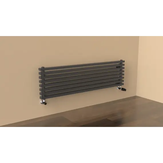 Вертикальный радиатор KZTO 1580x450 мм QUADRUM NEO 50 H 1500-10 (10 секций) - фото 2